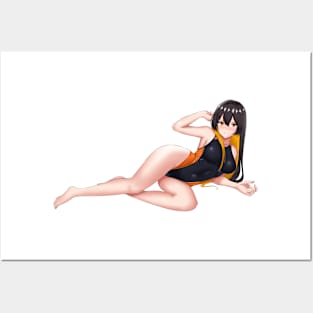 School Swimsuit Posters and Art